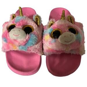 TY Beanie Boo Fantasia Slip On Slides | Kids Size 1-3 (ages 6.5-7)